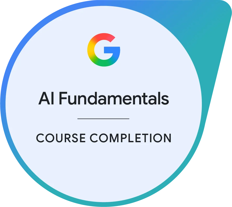 Google AI Fundamentals Certificate