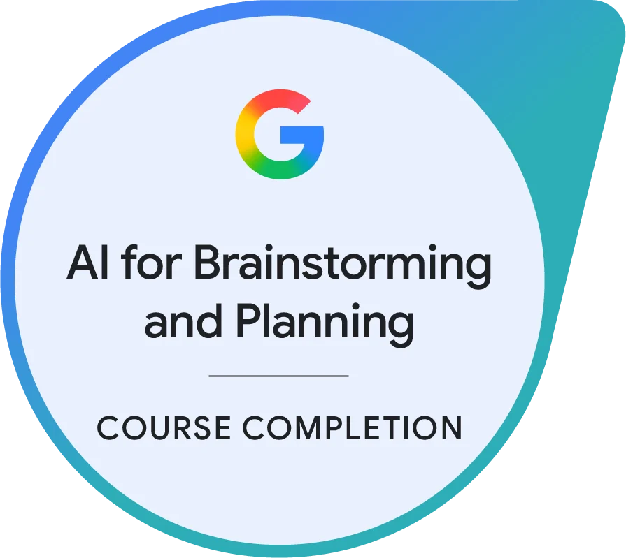 AI for Brainstorming and Planning Certificate