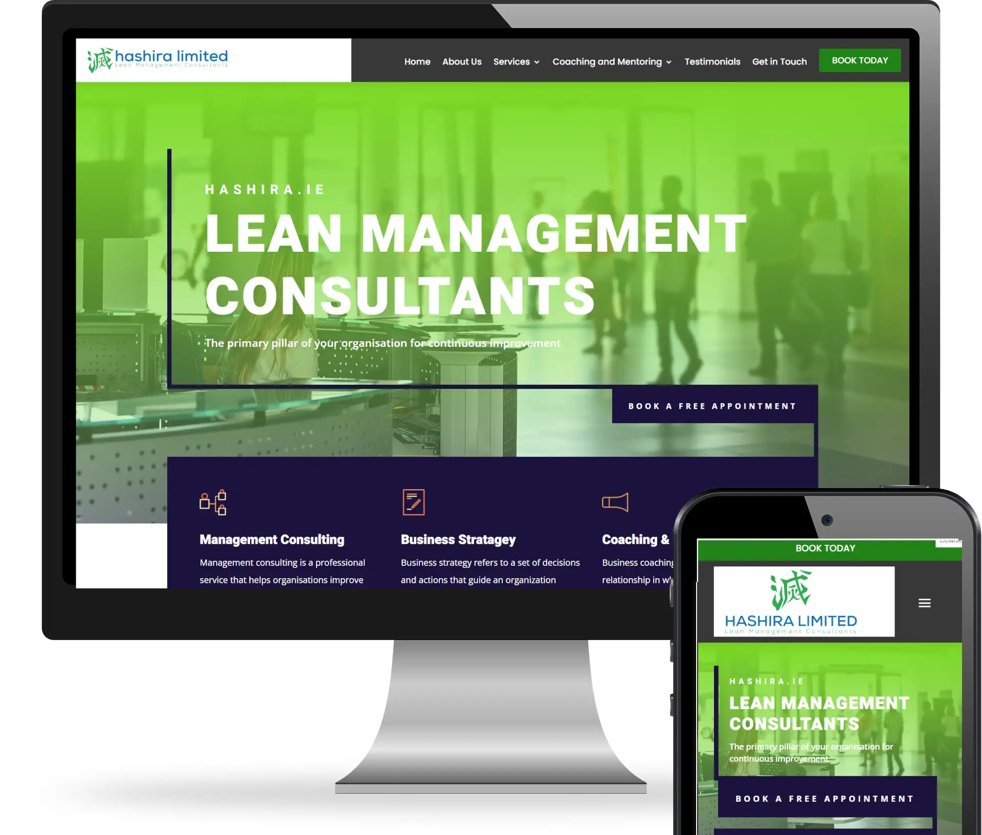 Screenshot of WordPress Website Design